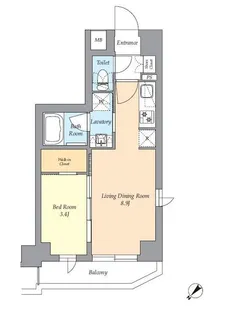 AIFLAT渋谷西原【2階】の間取り