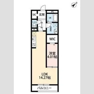 リーブルファイン成城学園前【3階】の間取り