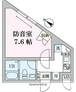 東京都杉並区高円寺南1丁目【マンション】の間取り
