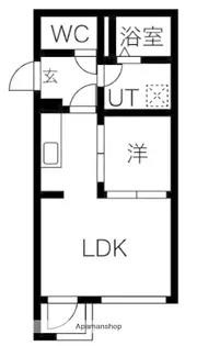KINOMORI代々木上原【3階】の間取り