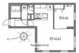 東京都中野区中央1丁目【マンション】の間取り