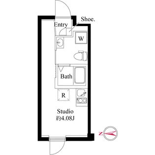 ファーヴァル代々木上原【2階】の間取り