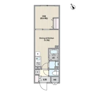 エルファーロ三軒茶屋Ⅵ【2階】の間取り
