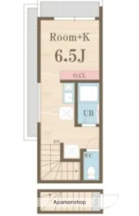 CASA BELLA DAITA【2階】の間取り