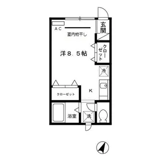 エスエフ ファミール【1階】の間取り