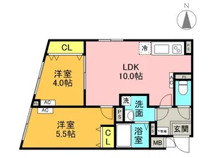 G.T.A.中野坂上【2階】の間取り
