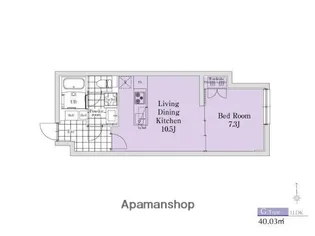 EXAM新中野Ⅱ【4階】の間取り
