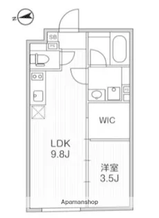 GRAN DUO TOMIGAYA3【2階】の間取り