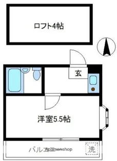 カーサフレスカⅡ【2階】の間取り
