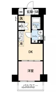 マイナビSTAYアーバンスイート幡ヶ谷【2階】の間取り
