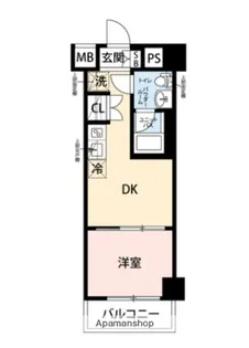 マイナビSTAYアーバンスイート幡ヶ谷【6階】の間取り