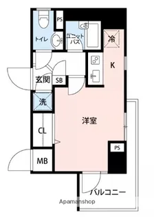 マイナビSTAYミライエ松濤【6階】の間取り