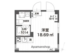 REBIRTH笹塚【4階】の間取り