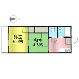 新代田マンション【2階】の間取り