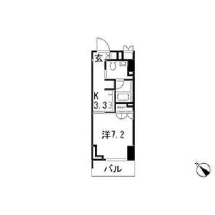 レジディア渋谷【5階】の間取り