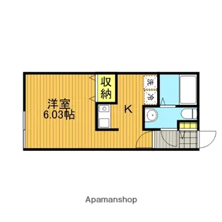 ZESTY豪徳寺【2階】の間取り