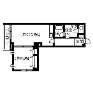 グランドメゾン三軒茶屋【10階】の間取り