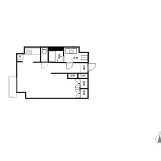 スタイリオ恵比寿SKY【0901号室】の間取り