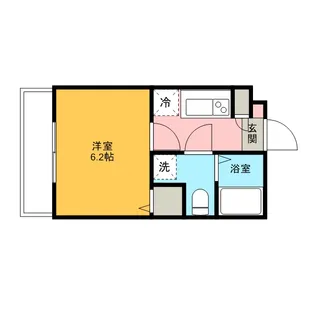 エコロジー都立大学レジデンス【6階】の間取り