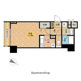 グランハイツ代々木【10階】の間取り