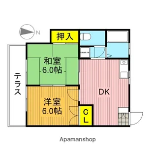 タウンズ【1階】の間取り