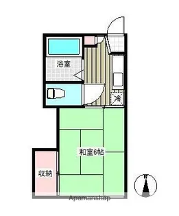 パインハイツⅡ【201号室】の間取り