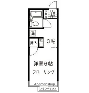 東京都小平市上水本町1丁目【アパート】の間取り