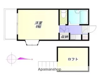 第3シャンポールフジ【1階】の間取り