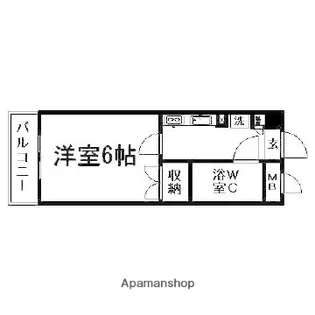 東京都武蔵野市吉祥寺東町1丁目【マンション】の間取り