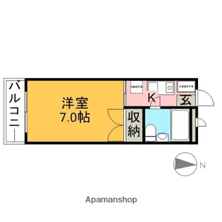 モンジュ榎本【2階】の間取り