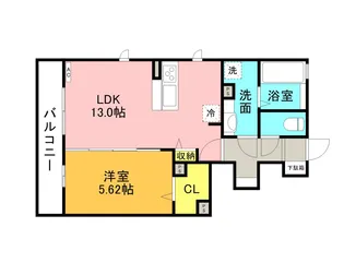 パナックスⅡ【1階】の間取り