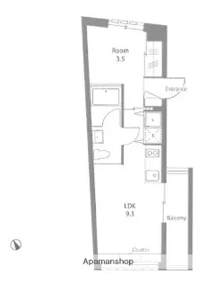 東京都武蔵野市吉祥寺南町2丁目【マンション】の間取り