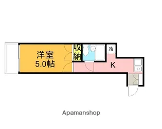 サリーダシティー【106号室】の間取り