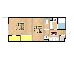 オアーゼ【1階】の間取り