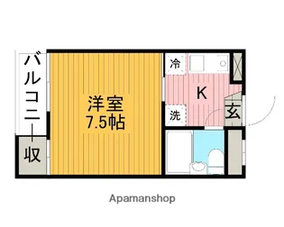 タートルヒル【1階】の間取り