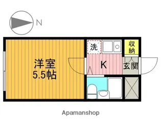 ピア武蔵野【1階】の間取り