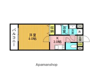 アマービレ国立【3階】の間取り