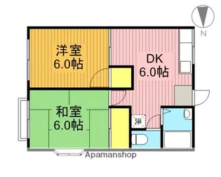 東京都国分寺市東元町2丁目【アパート】の間取り