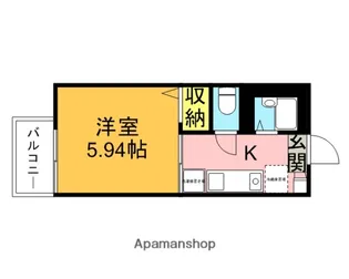 メープルハイツ【1階】の間取り