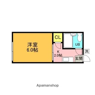 ミモザアネックスD【2階】の間取り