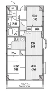 T’S GARDEN田無【2階】の間取り