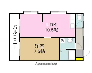 レジデンスさとう【2階】の間取り