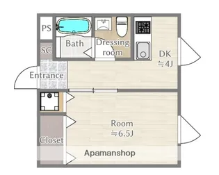 東京都三鷹市下連雀6丁目【マンション】の間取り