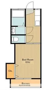 ハイツ栄連【2階】の間取り