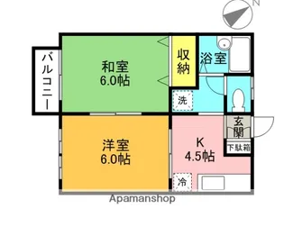 ラ・アレグリーア【1階】の間取り