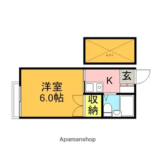 グリーンタウン前原【2階】の間取り