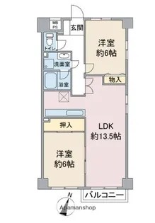 吉祥寺北町ハイム【2階】の間取り