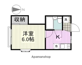 東京都小平市小川町1丁目【アパート】の間取り