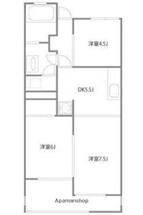 アメニティコウヤマ第2ガーデン【2階】の間取り