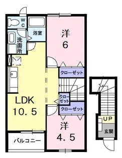 フォレスト【2階】の間取り